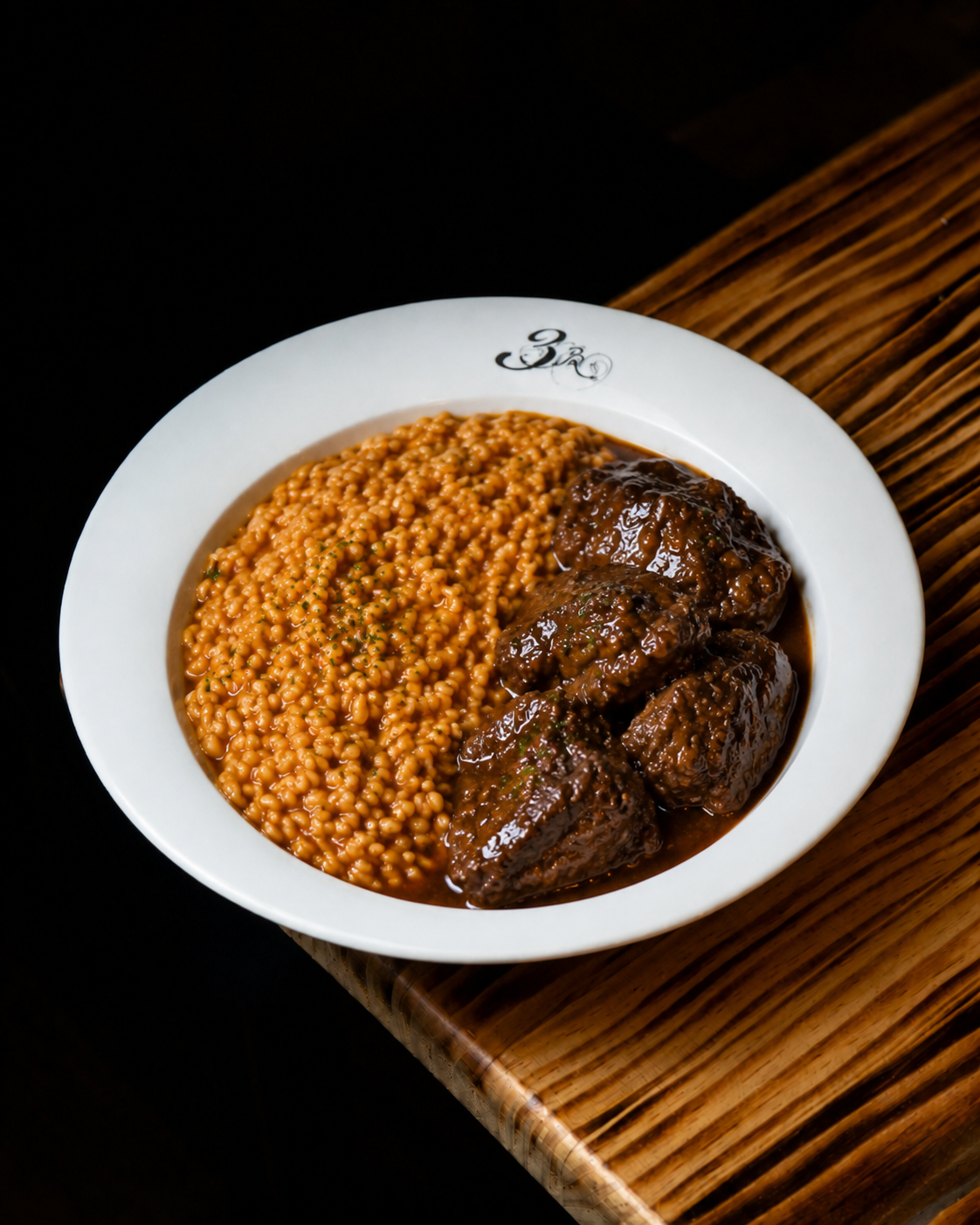 Arroz con carrillera