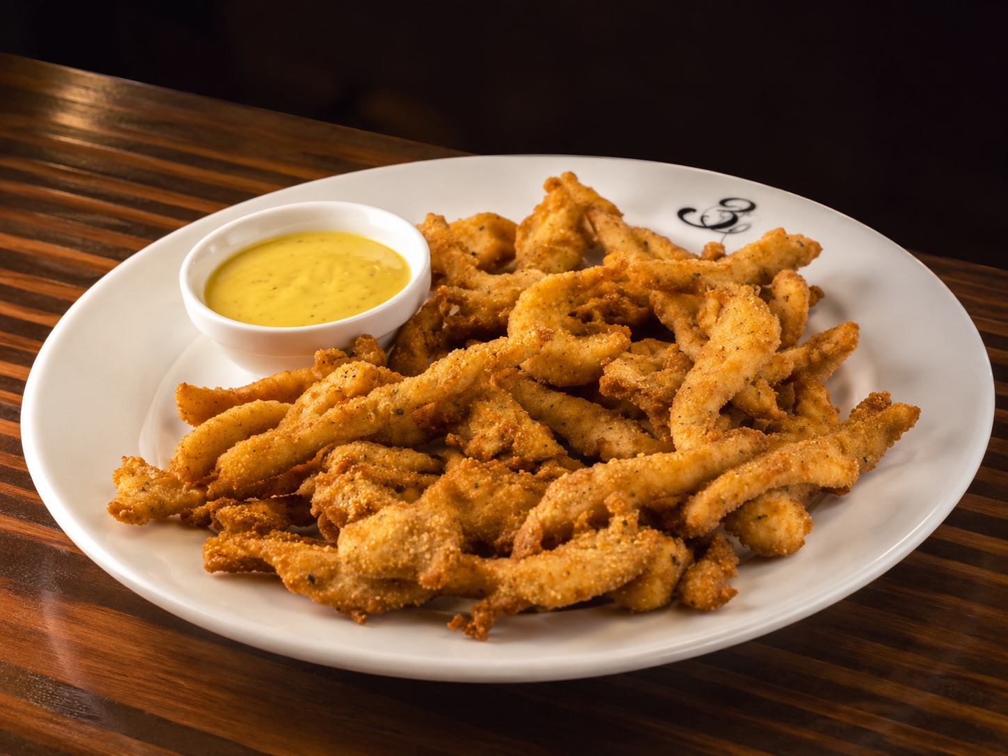 Fingers de pollo con mostaza y miel